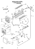 ICEMAKER Diagram and Parts List for KSSC42QKS01  KitchenAid Refrigerator