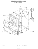 REFRIGERATOR DOOR , NOT ILLUSTRATED Diagram and Parts List for ET18XKXRWR0  Whirlpool Refrigerator
