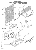 UNIT PARTS Diagram and Parts List for ER8GHKXMS03  Whirlpool Refrigerator