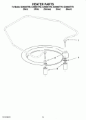 HEATER PARTS Diagram and Parts List for GU3600XTVS0  Whirlpool Dishwasher
