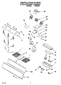 Part Location Diagram of 8190388 Whirlpool SUPPORT