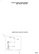 MISCELLANEOUS Diagram and Parts List for LSP8244BN1  Whirlpool Washer