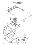 COOKTOP Diagram and Parts List for RHM973PP0  Whirlpool Range