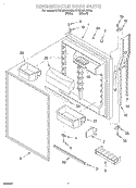 REFRIGERATOR DOOR Diagram and Parts List for KTRS19KHBT00  KitchenAid Refrigerator