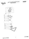 MOTOR AND DRIVE, LITERATURE Diagram and Parts List for TU800SPDB0  Whirlpool Trash Compactor
