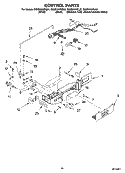CONTROL PARTS Diagram and Parts List for GS5SHAXSA01  Whirlpool Refrigerator