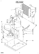 UNIT Diagram and Parts List for EC5150WV2  Whirlpool Ice Maker