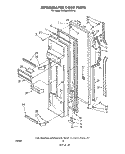 REFRIGERATOR DOOR Diagram and Parts List for ED26MK1LWR0  Whirlpool Refrigerator