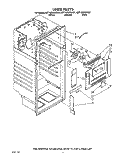 LINER Diagram and Parts List for 6ET16ZKXWN01  Whirlpool Refrigerator
