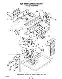 SECTION Diagram and Parts List for LE9800XMW2  Whirlpool Dryer
