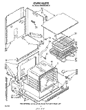 SECTION Diagram and Parts List for RB2000XKW0  Whirlpool Wall Oven