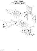 SHELF PARTS Diagram and Parts List for KUWS24RSSS00  KitchenAid Wine and Beverage Cooler