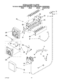 ICEMAKER PARTS, PARTS NOT ILLUSTRATED Diagram and Parts List for KSRS25CKWH03  KitchenAid Refrigerator