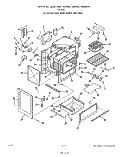 BODY Diagram and Parts List for F9157W0  Roper Range