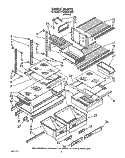 Part Location Diagram of 1116661 Whirlpool SHELF-GLAS