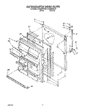 REFRIGERATOR DOOR Diagram and Parts List for RT25BKXZW01  Roper Refrigerator