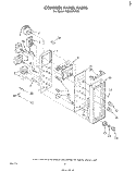 Part Location Diagram of 312785 Whirlpool Frame, Control Panel