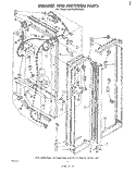 BREAKER AND PARTITION Diagram and Parts List for ED25SMXLWR1  Whirlpool Refrigerator