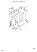 INSTALLATION Diagram and Parts List for CA21WC00  Crosley Air Conditioner