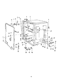 TUB Diagram and Parts List for 8585L00  Roper Dishwasher