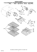 OVEN PARTS Diagram and Parts List for KERC607HBL10  KitchenAid Range