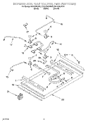SECTION Diagram and Parts List for KGCC505HBT0  KitchenAid Cooktop