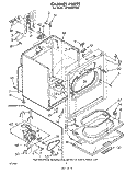 SECTION Diagram and Parts List for LE7800XPW0  Whirlpool Dryer