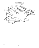 MANIFOLD Diagram and Parts List for FGS385VL1  Whirlpool Range