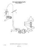 FILL AND OVERFILL Diagram and Parts List for 4KUDS220T2  KitchenAid Dishwasher