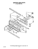 CONTROL PANEL, LIT/OPTIONAL Diagram and Parts List for KEBI241XBL2  KitchenAid Wall Oven