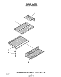 SHELF Diagram and Parts List for TT18EKRWW00  Estate Refrigerator