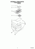 INTERNAL OVEN PARTS Diagram and Parts List for YIDC865VM0  Whirlpool Range