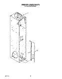 FREEZER LINER Diagram and Parts List for KSSS36DWW01  KitchenAid Refrigerator