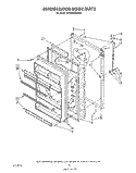 REFRIGERATOR DOOR Diagram and Parts List for ET20GMXSW03  Whirlpool Refrigerator