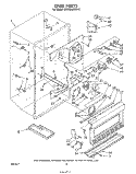 LINER Diagram and Parts List for EV200NXRW0  Whirlpool Freezer