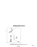 MISCELLANEOUS Diagram and Parts List for LA5400XMW0  Whirlpool Washer