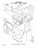 OVEN PARTS Diagram and Parts List for KESK901SSS06  KitchenAid Range