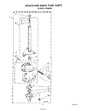 BRAKE AND DRIVE TUBE Diagram and Parts List for LA7900XSW1  Whirlpool Washer