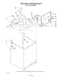 TOP AND CONSOLE , LITERATURE AND OPTIONAL Diagram and Parts List for LA5668XTW0  Whirlpool Washer