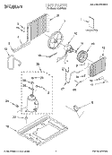 UNIT, LITERATURE Diagram and Parts List for CA6WM00  Crosley Air Conditioner
