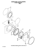 LOWER WASHARM PARTS Diagram and Parts List for DU1014XTXB3  Whirlpool Dishwasher