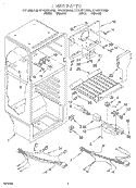 LINER, LIT/OPTIONAL Diagram and Parts List for RT14DKYDN00  Roper Refrigerator