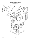 SECTION Diagram and Parts List for TEDL400WN1  Whirlpool Dryer
