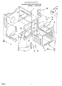 OVEN Diagram and Parts List for RF314PXYW2  Whirlpool Range