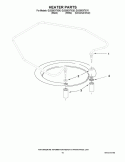 HEATER PARTS Diagram and Parts List for GU3200XTXB0  Whirlpool Dishwasher