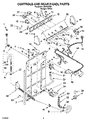 Part Location Diagram of 3957255 Whirlpool HARNS-WIRE