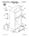 CABINET, LITERATURE Diagram and Parts List for KTRP19KJBT00  KitchenAid Refrigerator