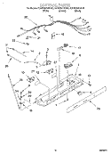 CONTROL Diagram and Parts List for KSRW25FHBL00  KitchenAid Refrigerator