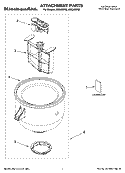 Part Location Diagram of 9707760 Whirlpool Adapter (For Accolade 400 Models Only)