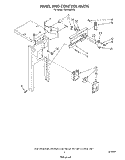 PANEL AND CONTROL Diagram and Parts List for TU8150XTP0  Whirlpool Trash Compactor